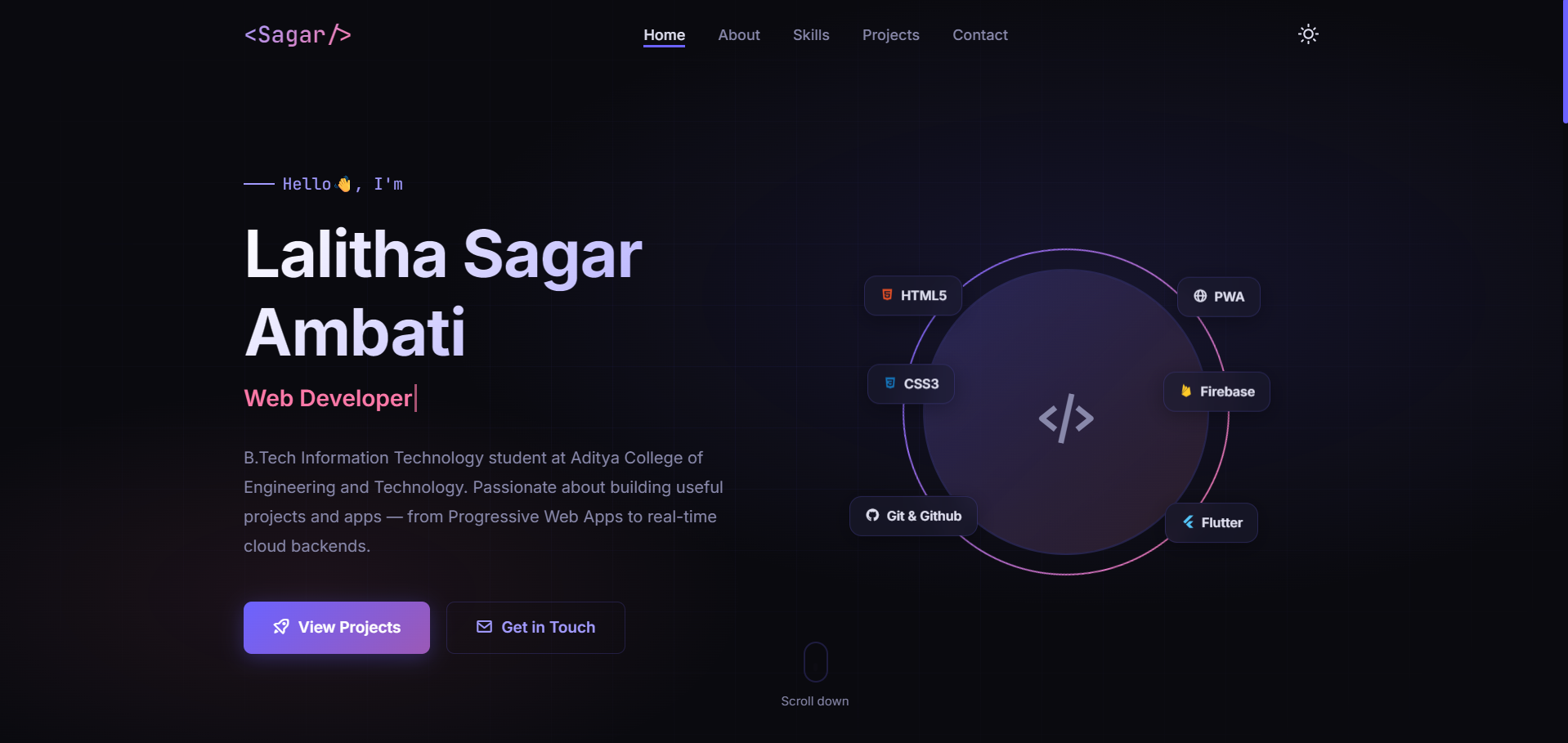 Developer Portfolio Preview