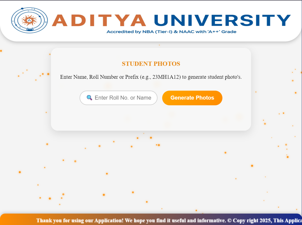 Student Photos Preview